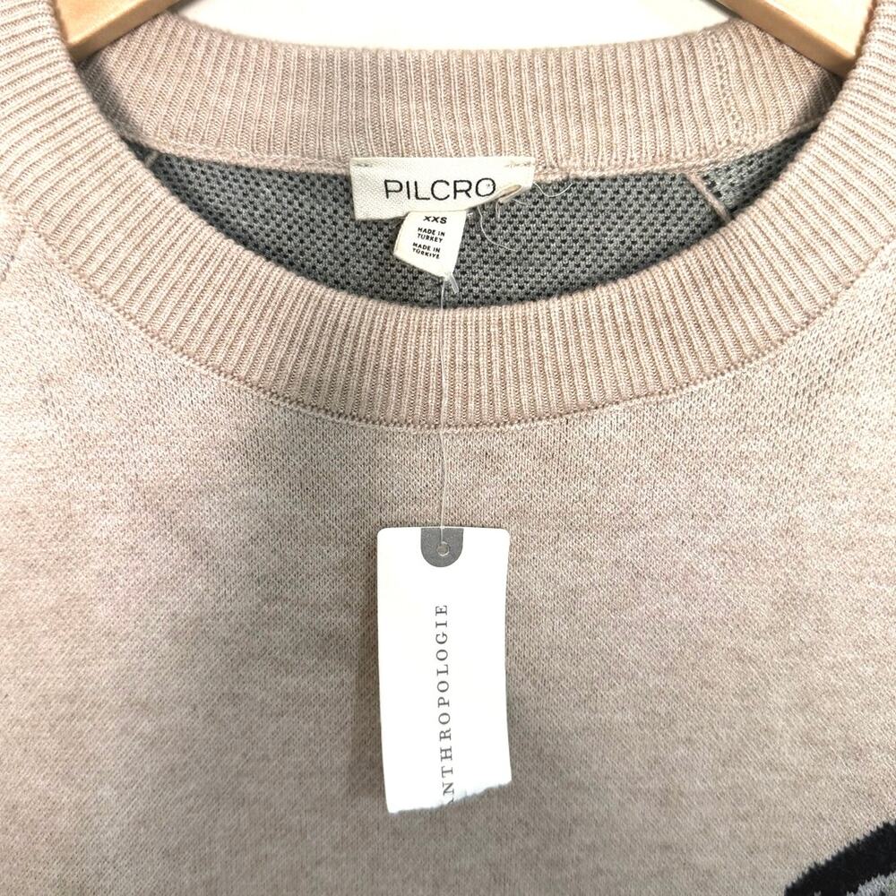 NWT Anthropologie Pilcro The Oaklan cozy knit duck sweater size XXS - Picture 4 of 9